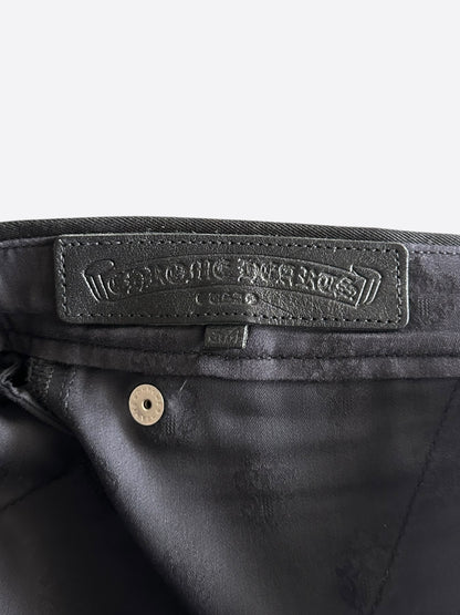 Chrome Hearts Black Camouflage Cross Patch Chino Pants