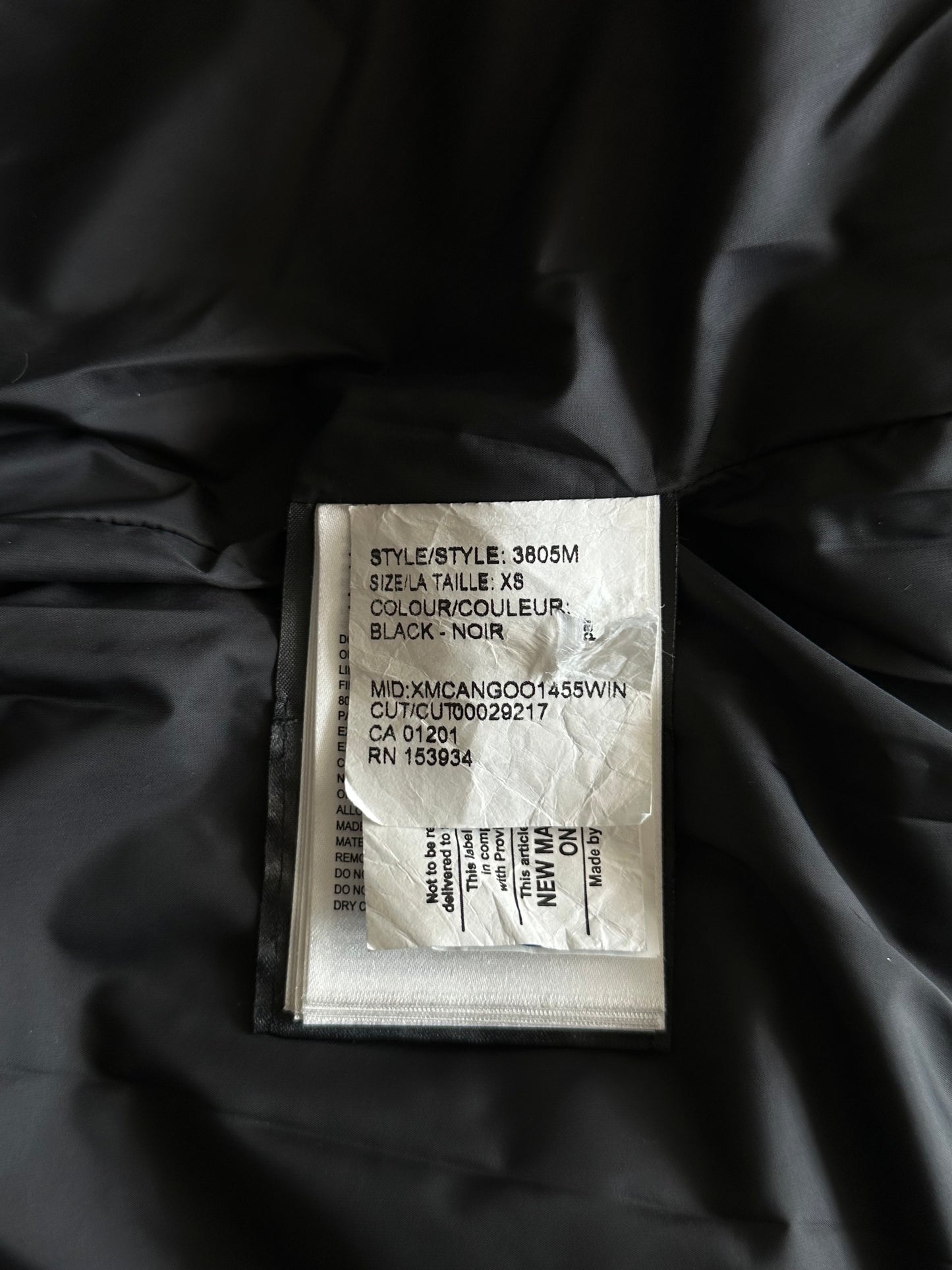 Canada Goose Black Carson Men's Jacket