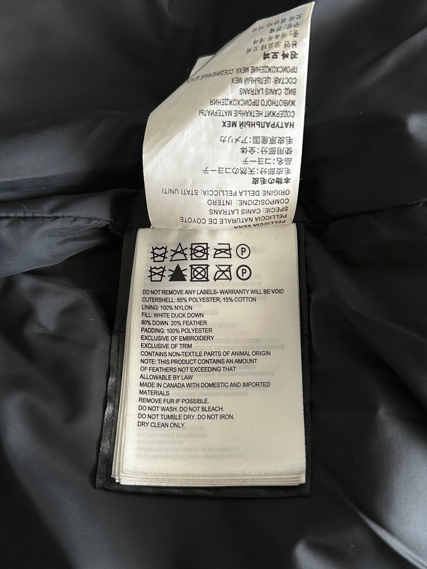 Canada Goose Black Carson Men's Jacket