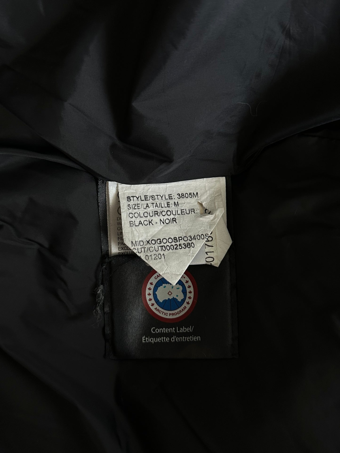 Canada Goose Black Carson Men's Jacket