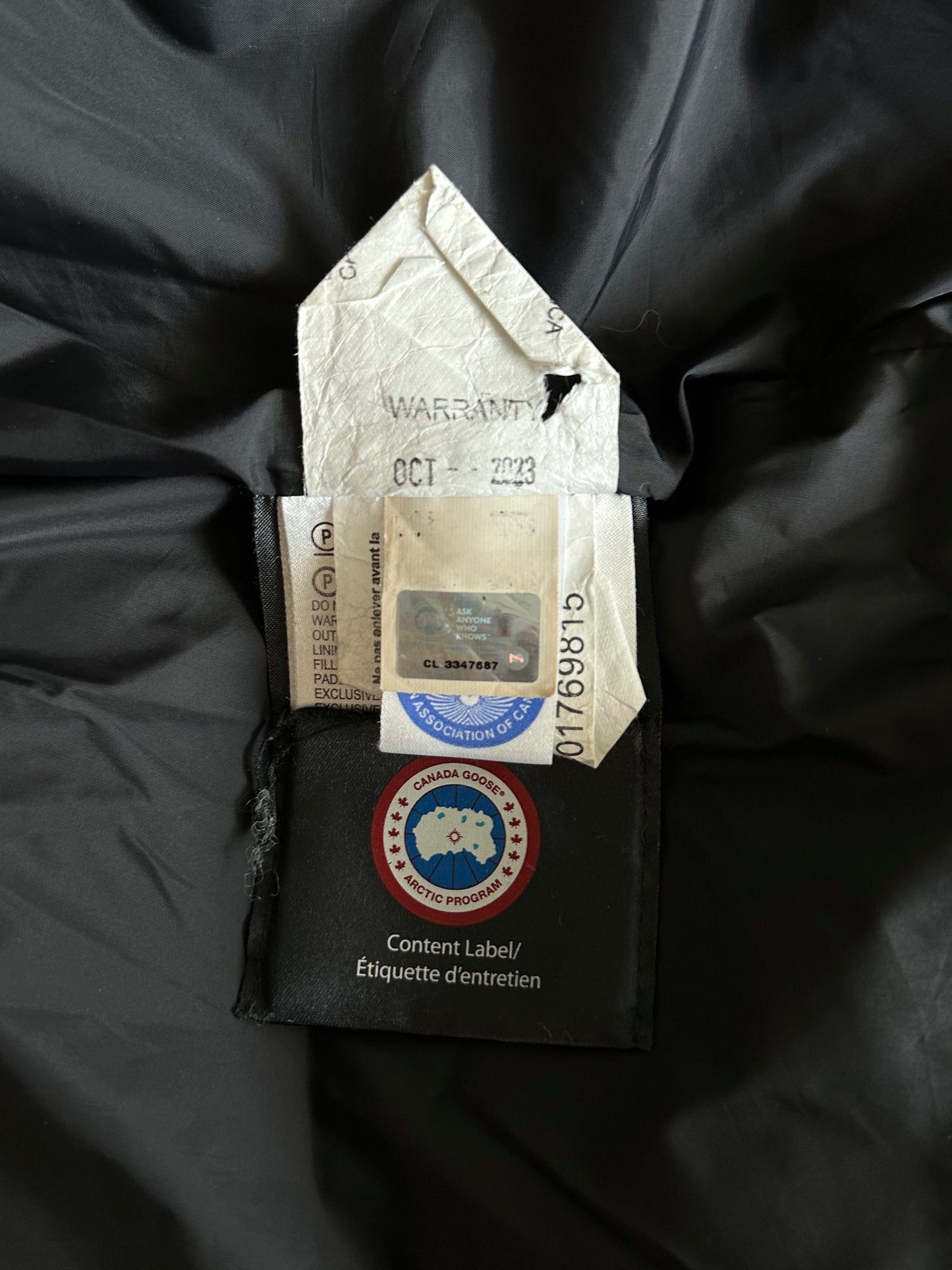 Canada Goose Black Carson Men's Jacket