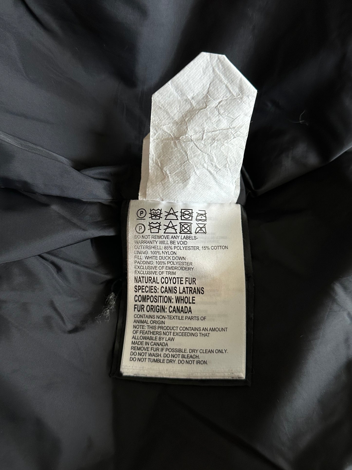 Canada Goose Black Carson Men's Jacket