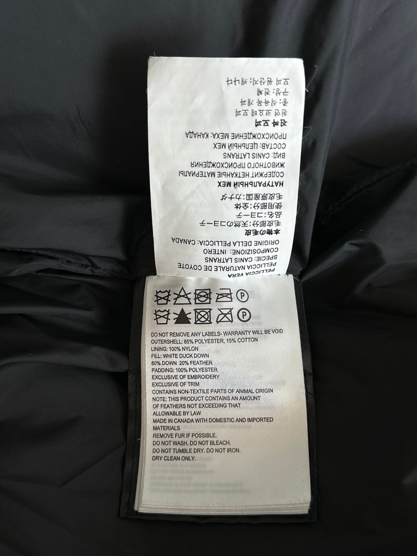 Canada Goose Black Carson Men's Jacket