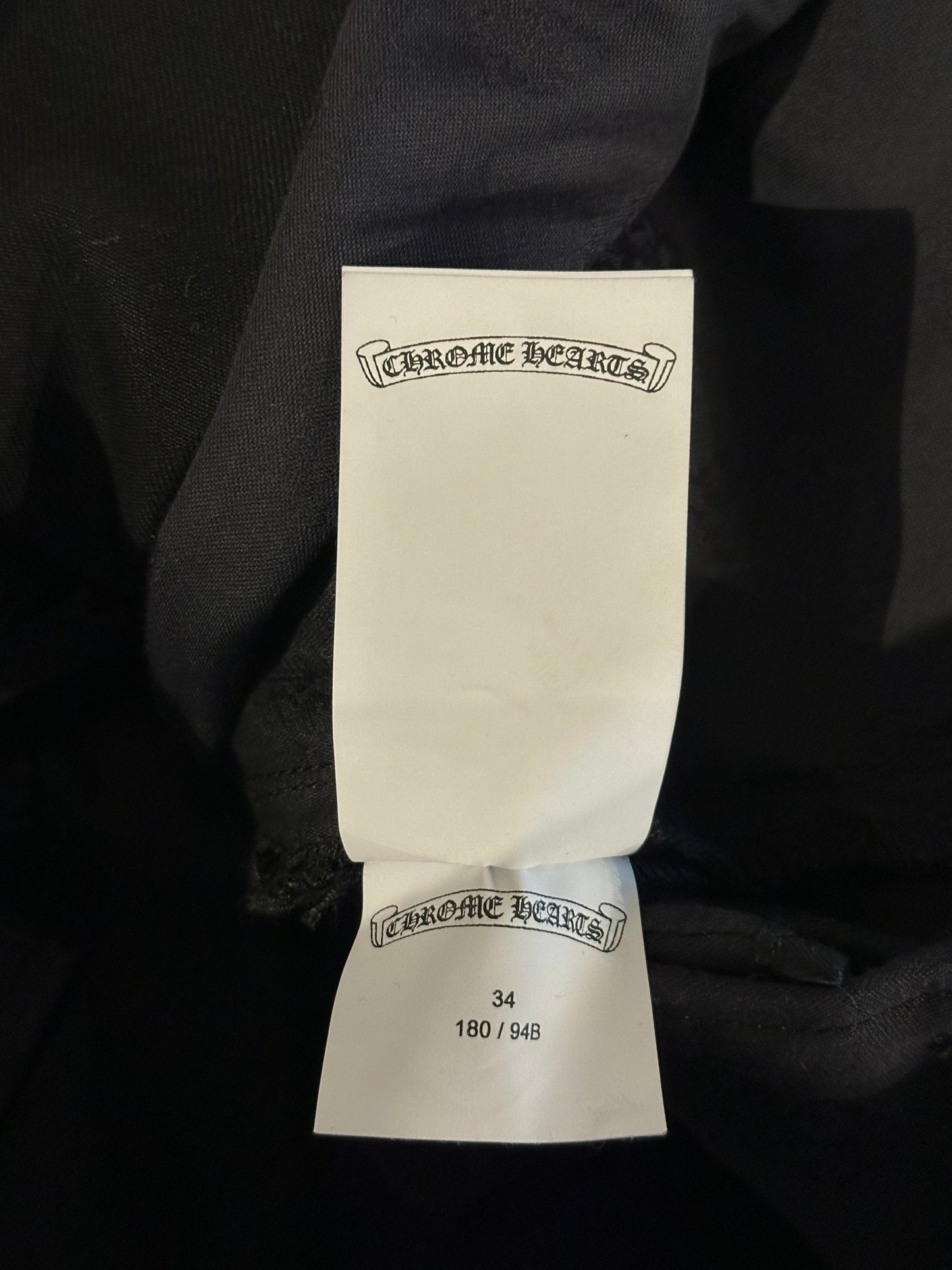 Chrome Hearts Black Camouflage Cross Patch Chino Pants