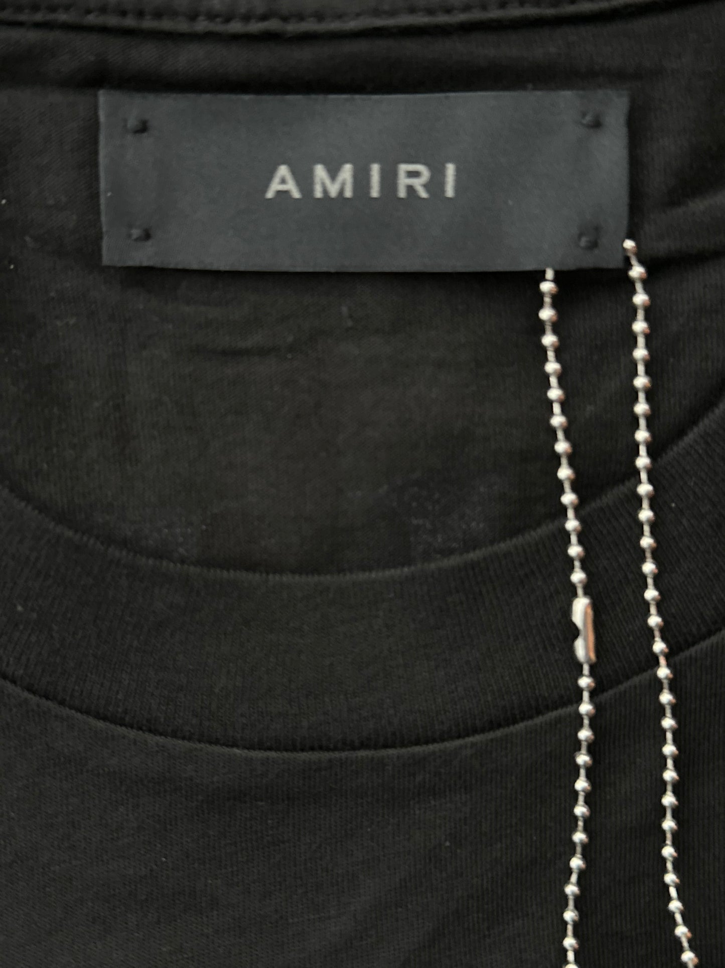 Amiri Black & Red Chicago Exclusive Bones T-Shirt
