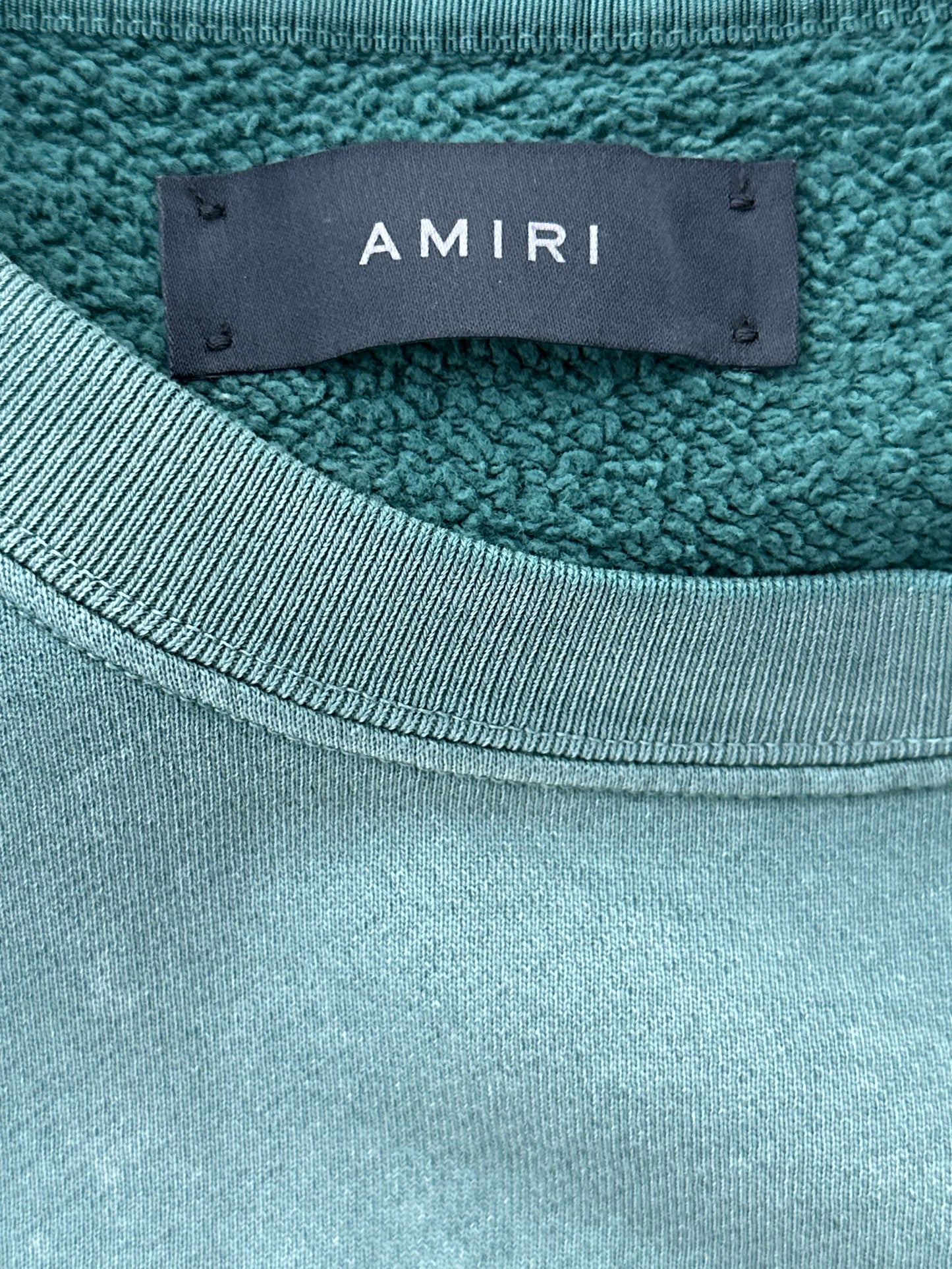 Amiri Green & White Tiger Logo Sweater T-Shirt