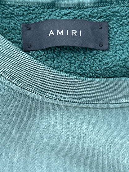 Amiri Green & White Tiger Logo Sweater T-Shirt