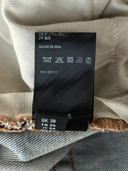 Amiri Vintage Indigo Staggered Logo Jeans