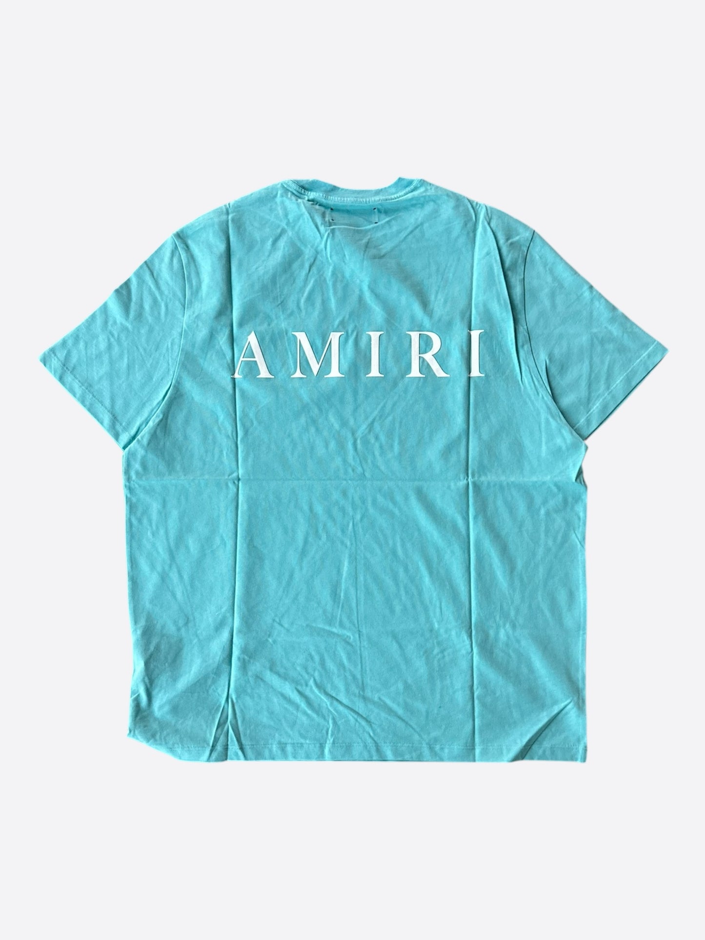 Amiri Blue & White MA Core Logo T-Shirt