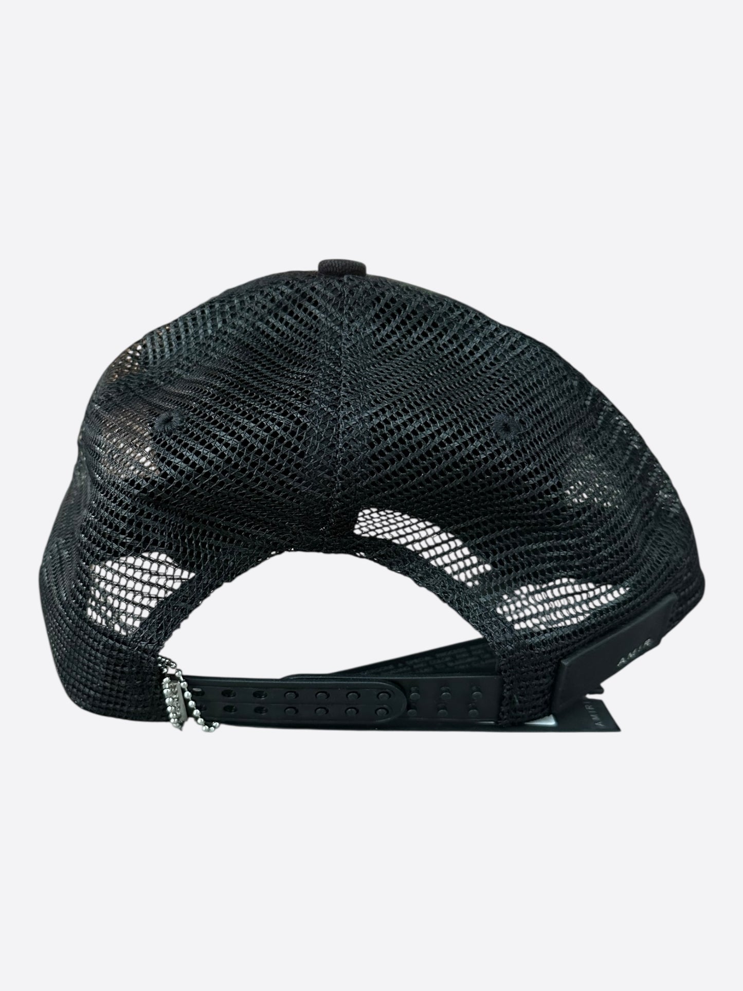 Amiri Black & Orange Triple Star Trucker Hat