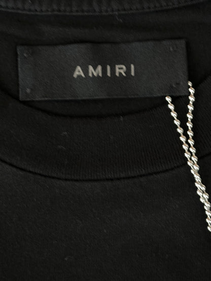 Amiri Black & White Script Logo T-Shirt