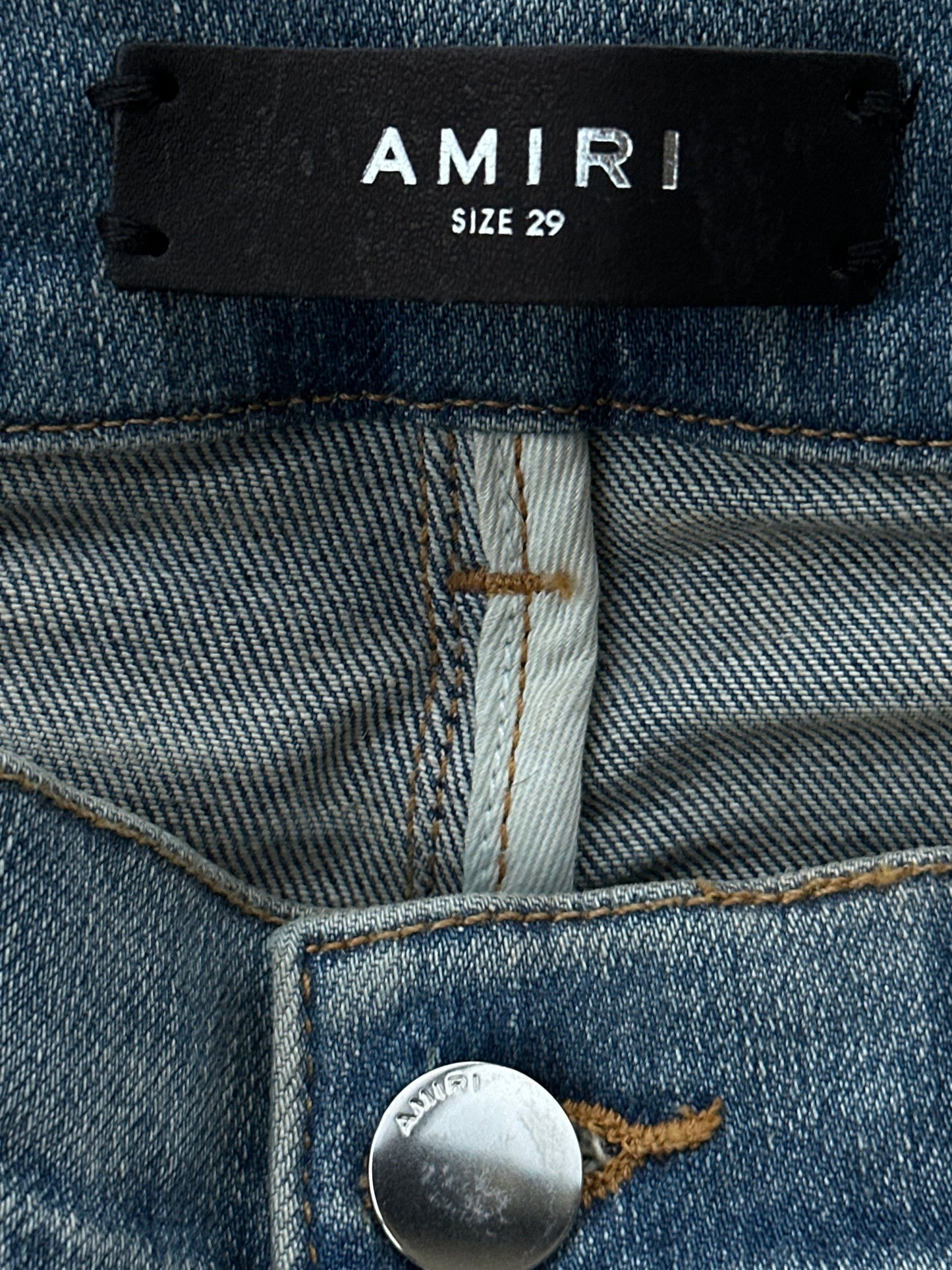 Amiri Tiger Patch Thrasher Jeans