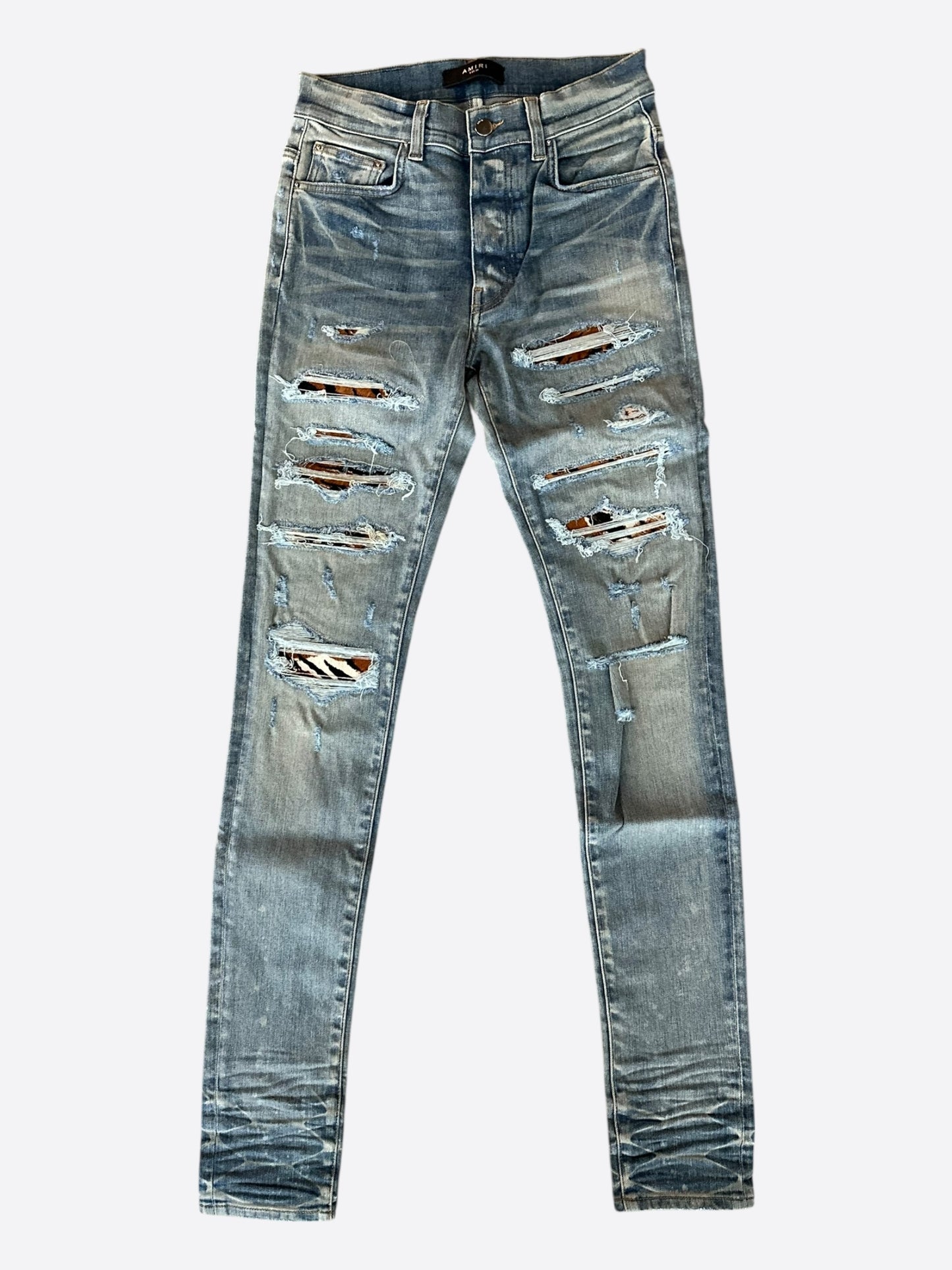 Amiri Tiger Patch Thrasher Jeans
