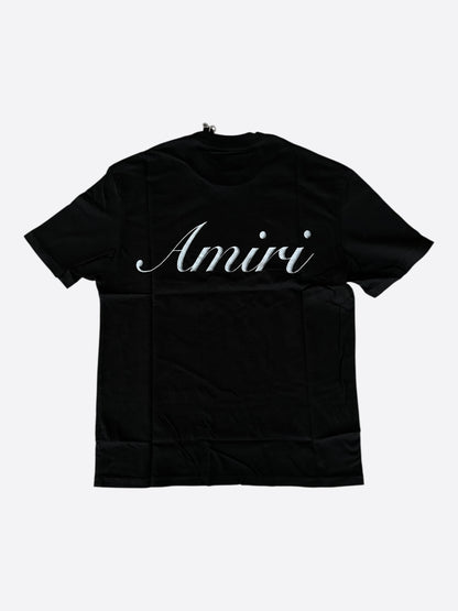 Amiri Black & White Script Logo T-Shirt