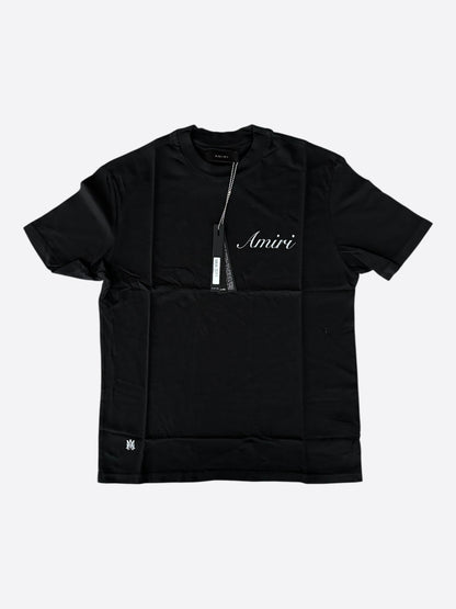 Amiri Black & White Script Logo T-Shirt