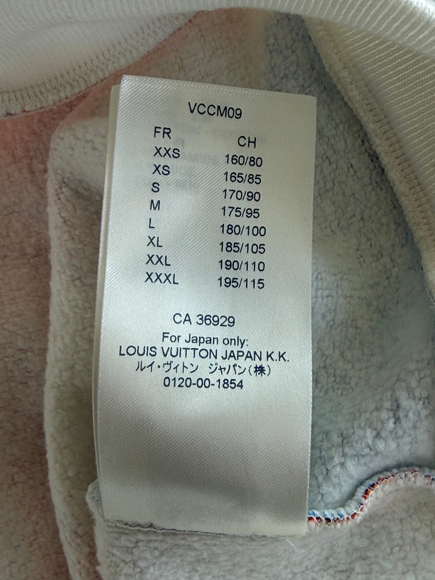 Louis Vuitton Multicolor Watercolor Monogram Sweater