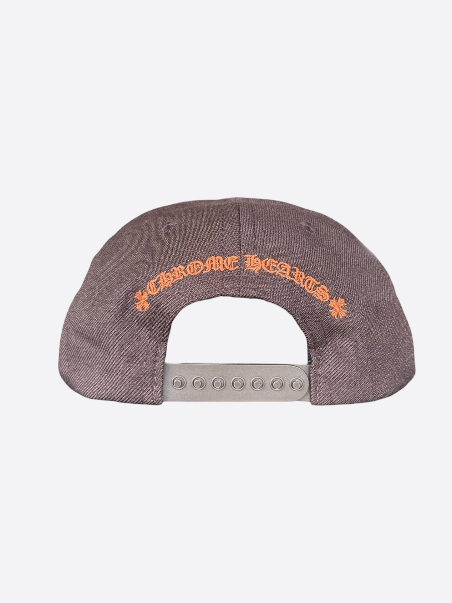 Chrome Hearts Brown & Orange Embroidered CH Logo Hat