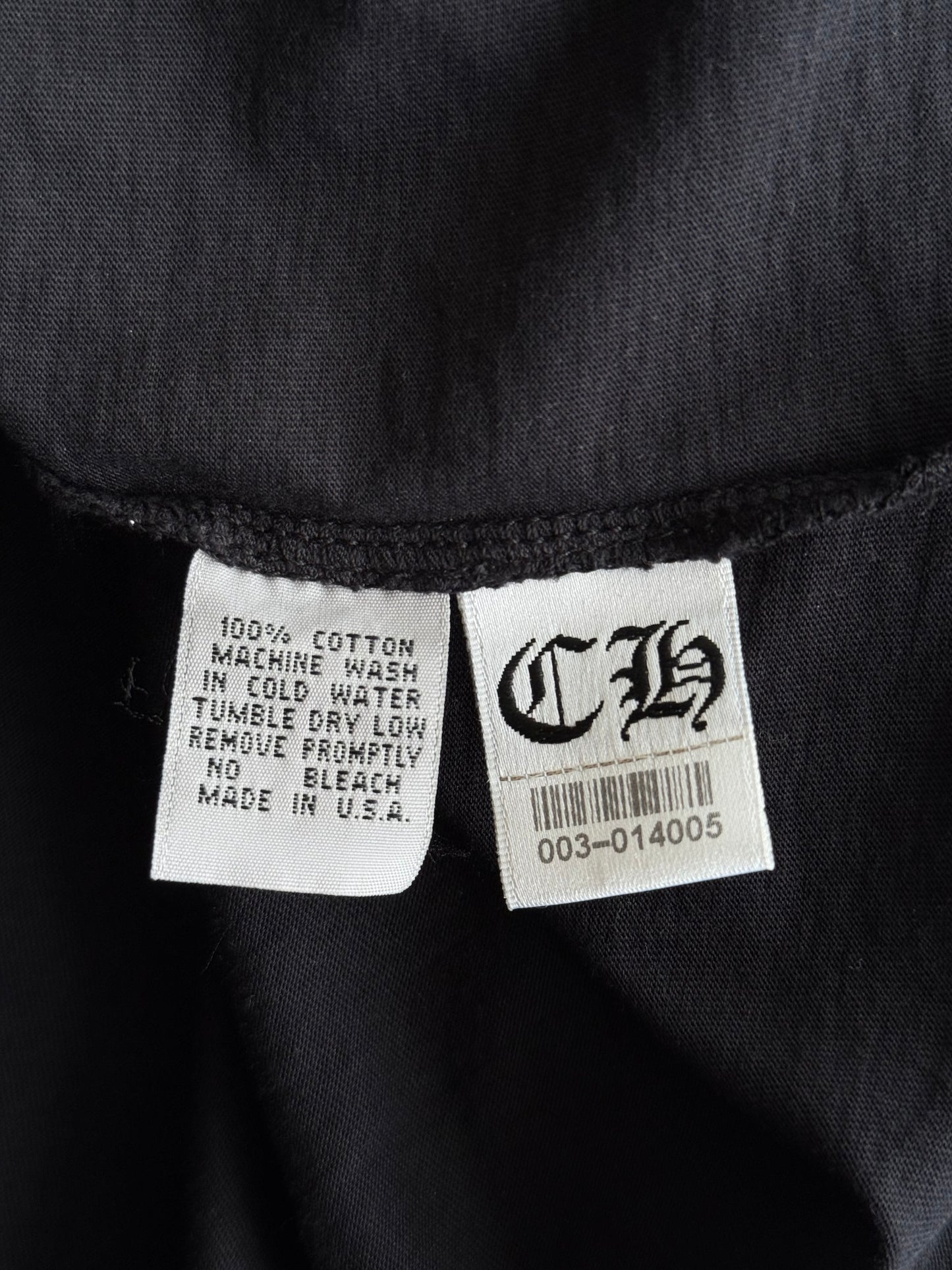 Chrome Hearts Black Horseshoe Logo Polo T-Shirt