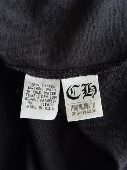 Chrome Hearts Black Horseshoe Logo Polo T-Shirt