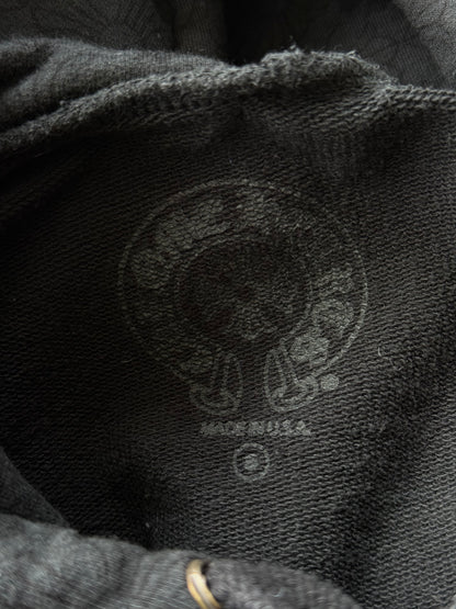 Chrome Hearts Black & White Cross Jacquard Horseshoe Logo Hoodie
