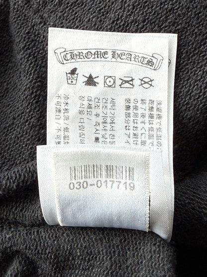 Chrome Hearts Black & White Cross Jacquard Horseshoe Logo Hoodie