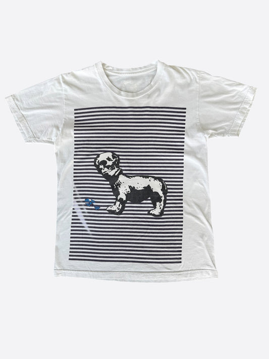 Chrome Hearts White & Black Foti Dog Graphic T-Shirt