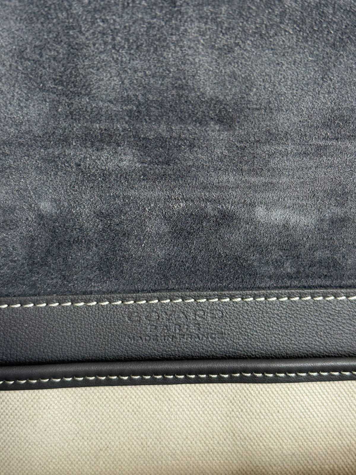 Goyard Grey Coursier Messenger Bag