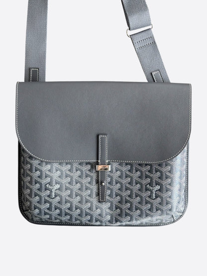Goyard Grey Coursier Messenger Bag