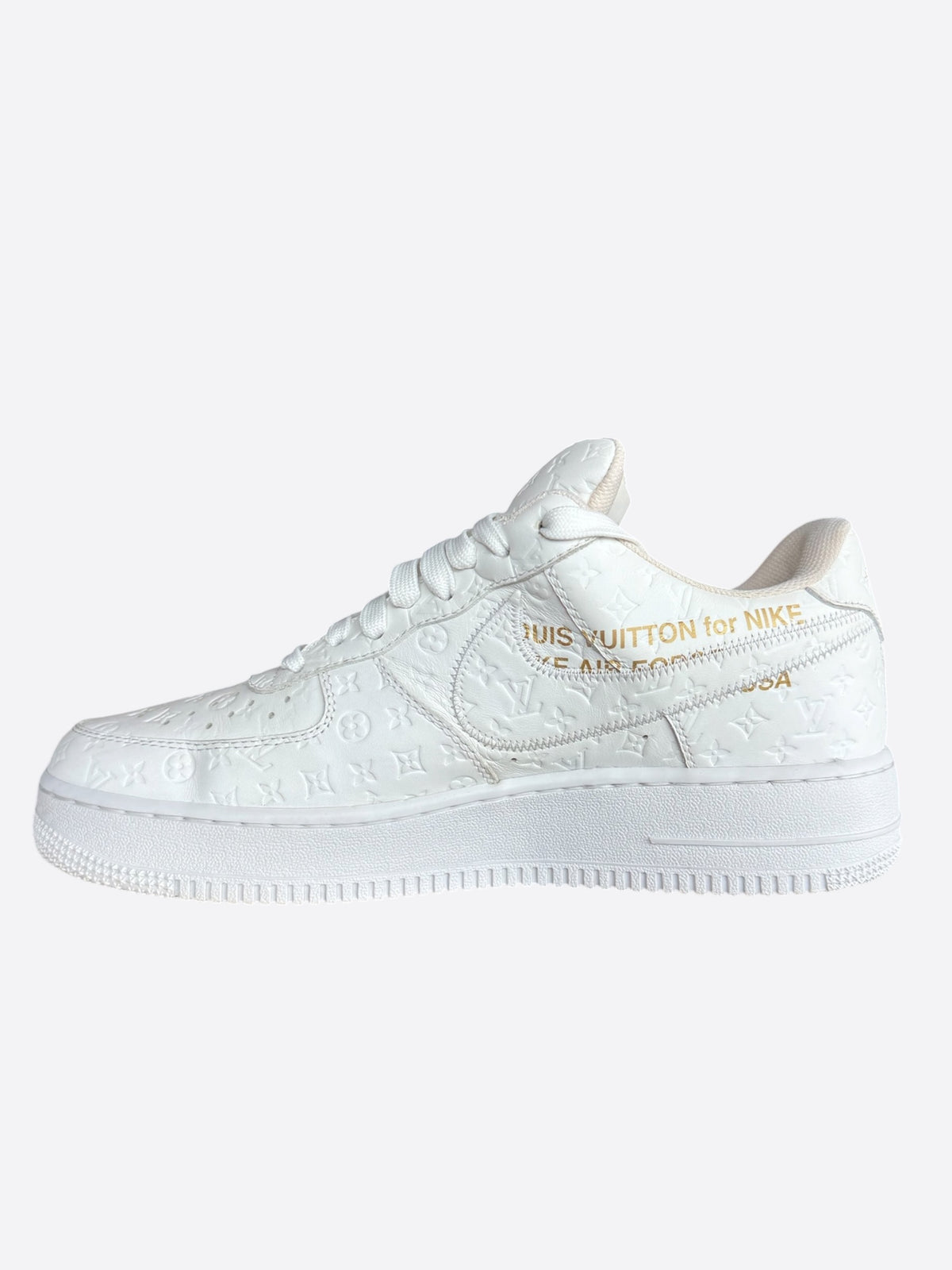 Louis Vuitton Nike White Monogram Air Force 1