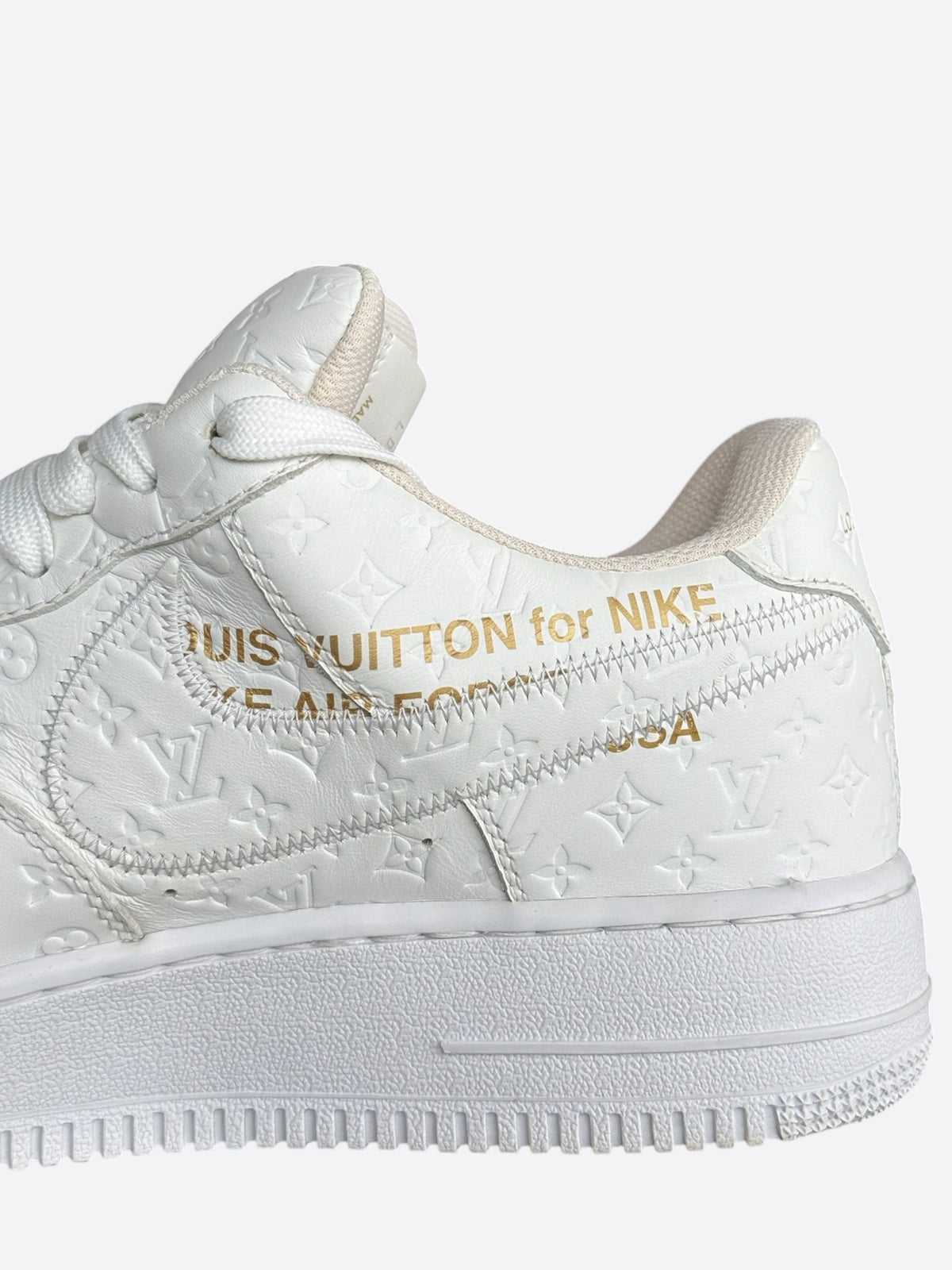 Louis Vuitton Nike White Monogram Air Force 1