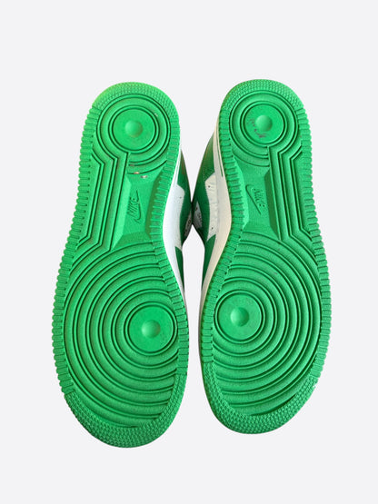 Louis Vuitton Green Air Force 1 Monogram Sneakers