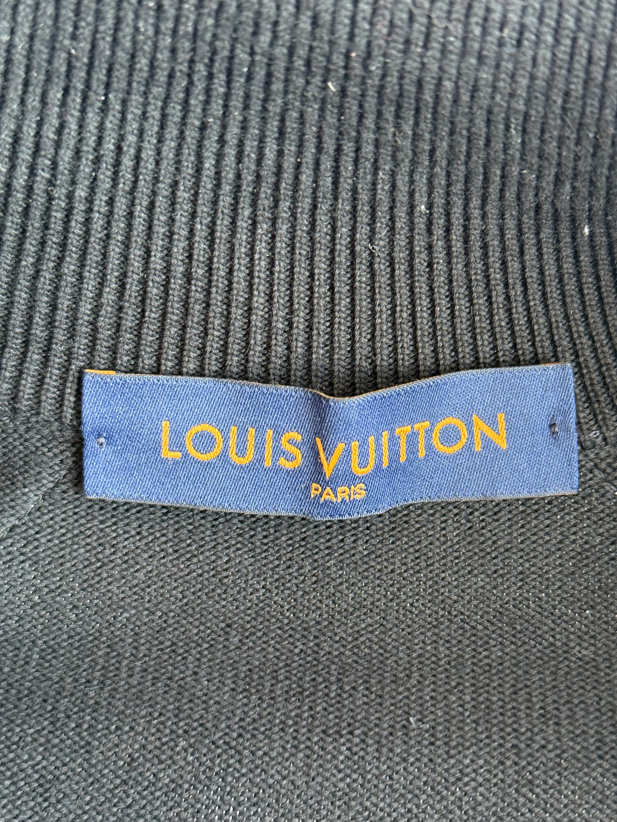 Louis Vuitton Blue, White & Black Logo Track Jacket