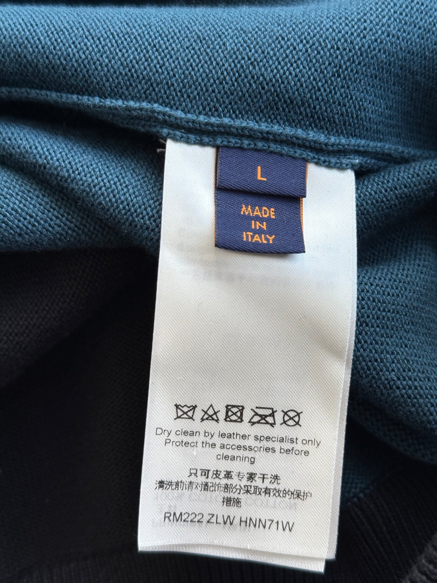 Louis Vuitton Blue, White & Black Logo Track Jacket