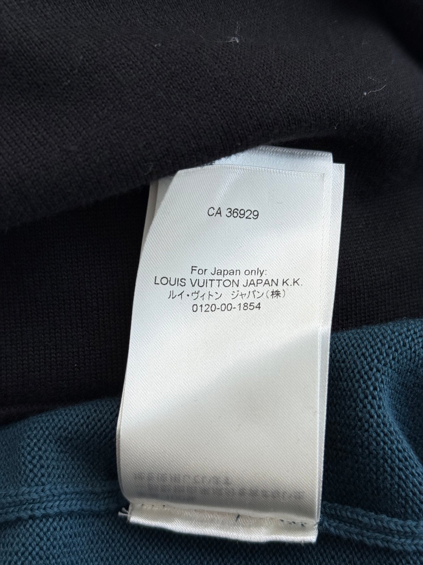 Louis Vuitton Blue, White & Black Logo Track Jacket