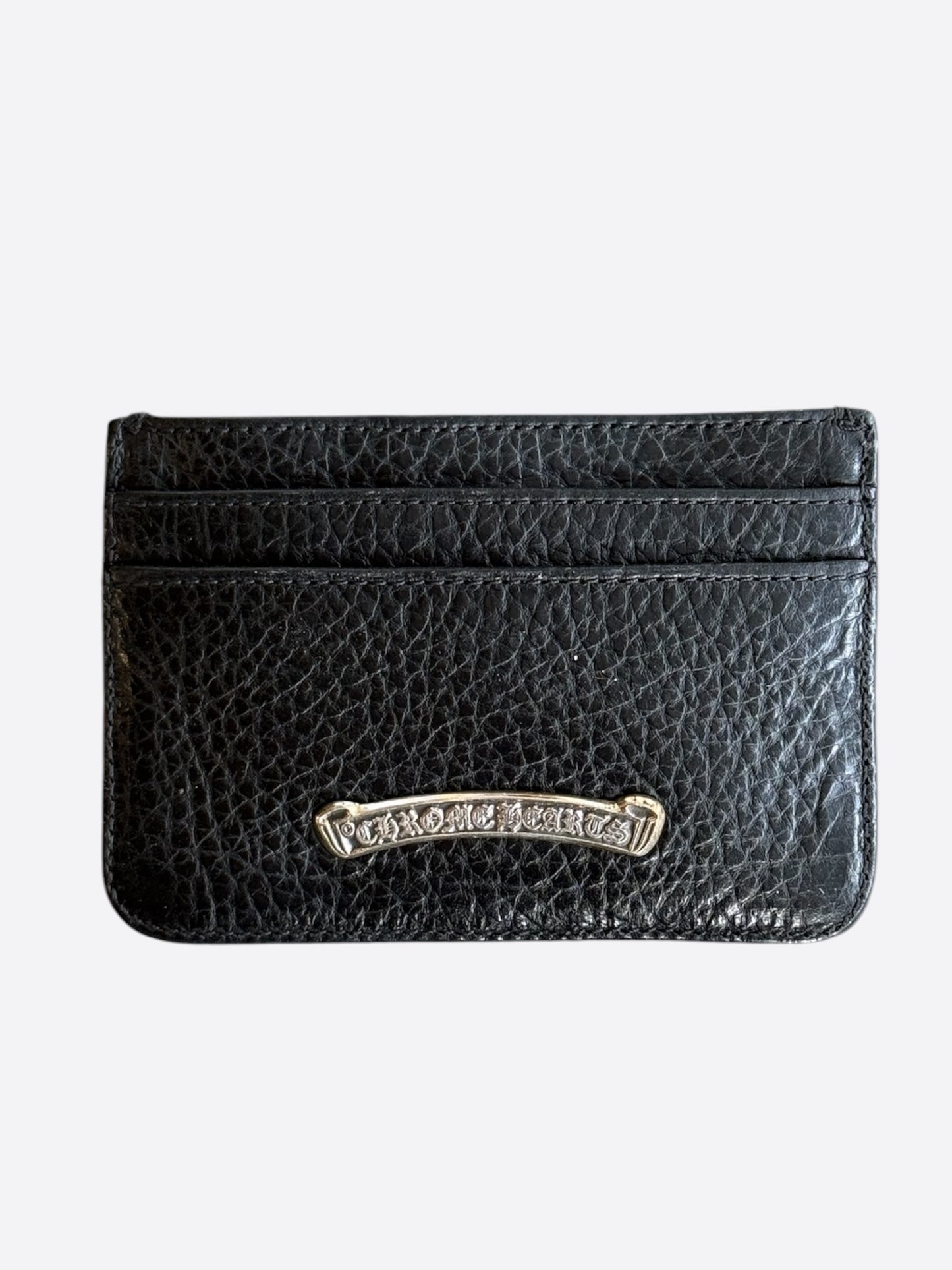Chrome Hearts Black & Silver Cross Cardholder