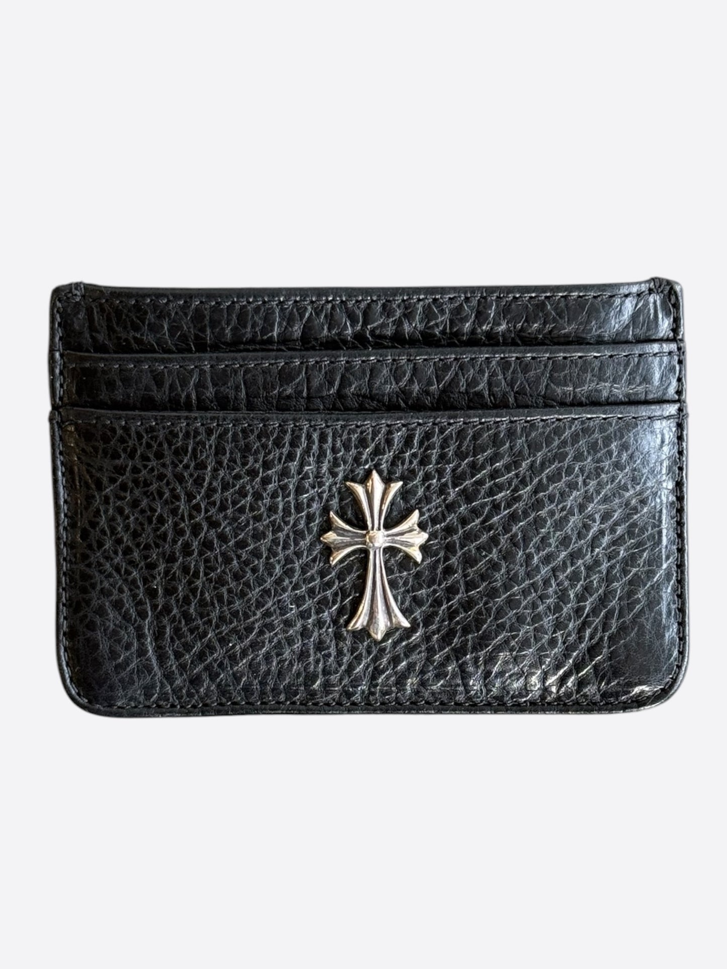 Chrome Hearts Black & Silver Cross Cardholder