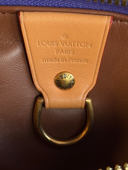 Louis Vuitton Purple & White Monogram P9 Speedy 40