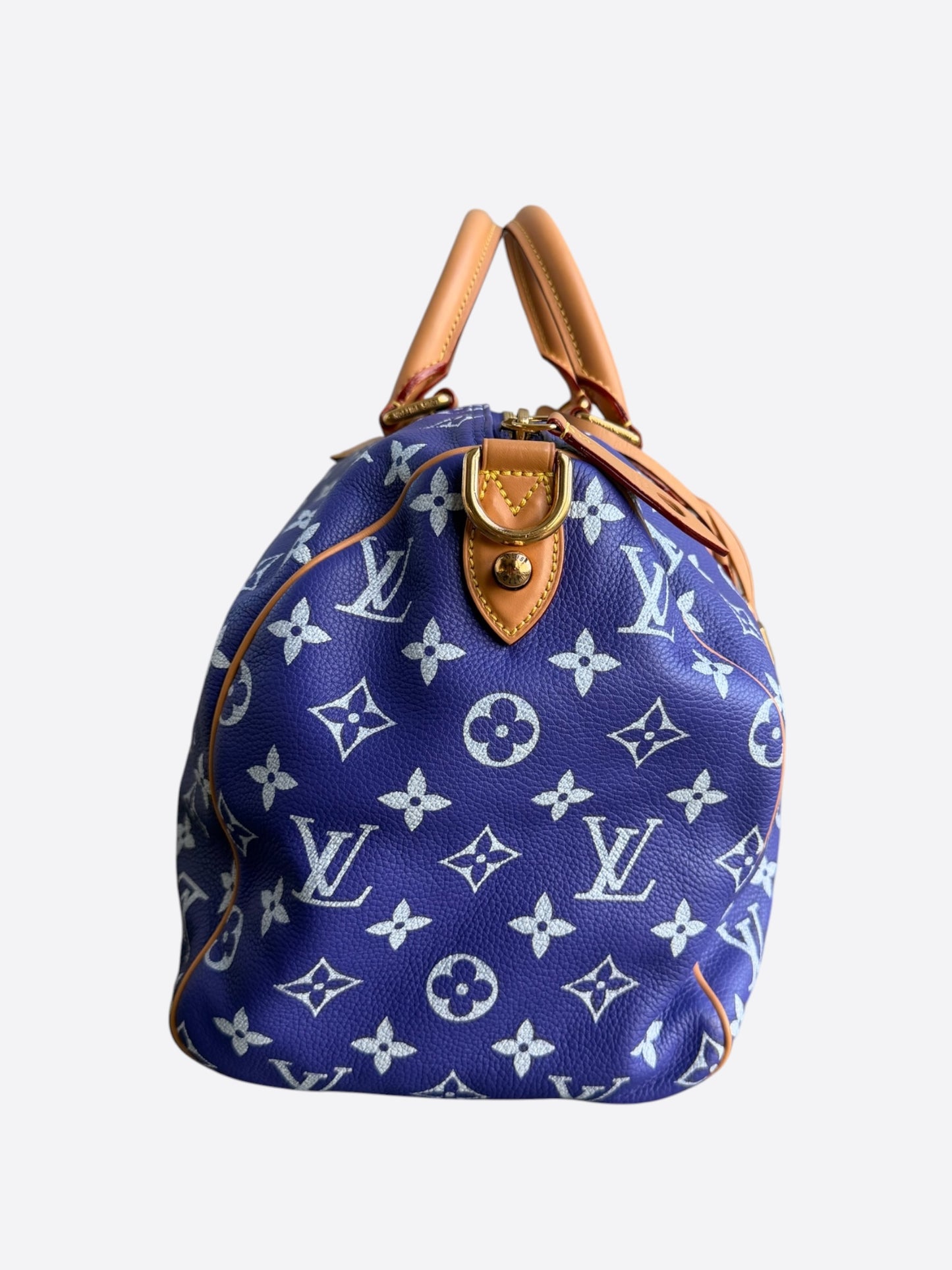 Louis Vuitton Purple & White Monogram P9 Speedy 40