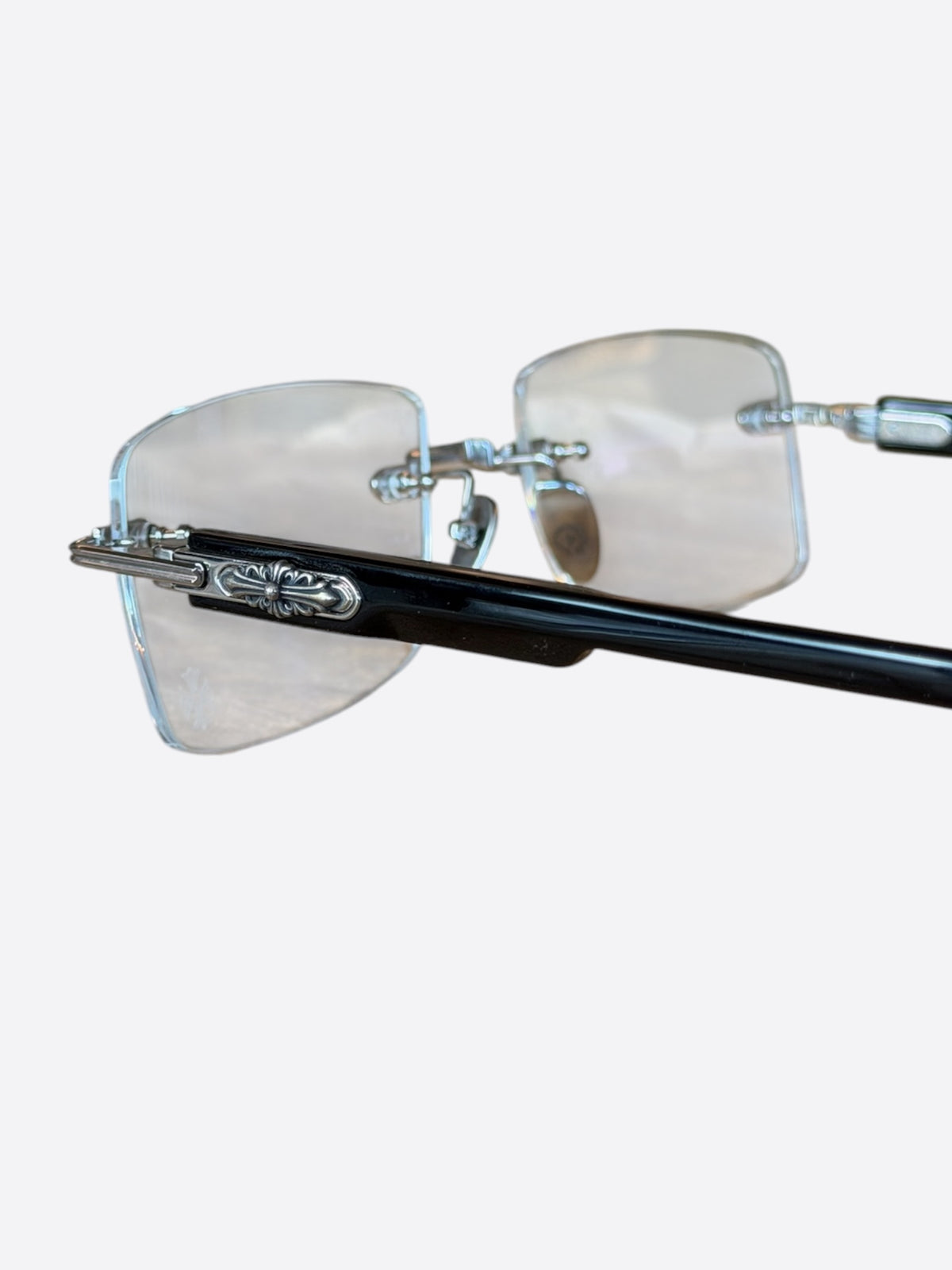 Chrome Hearts Black & Silver Deep 2 Glasses