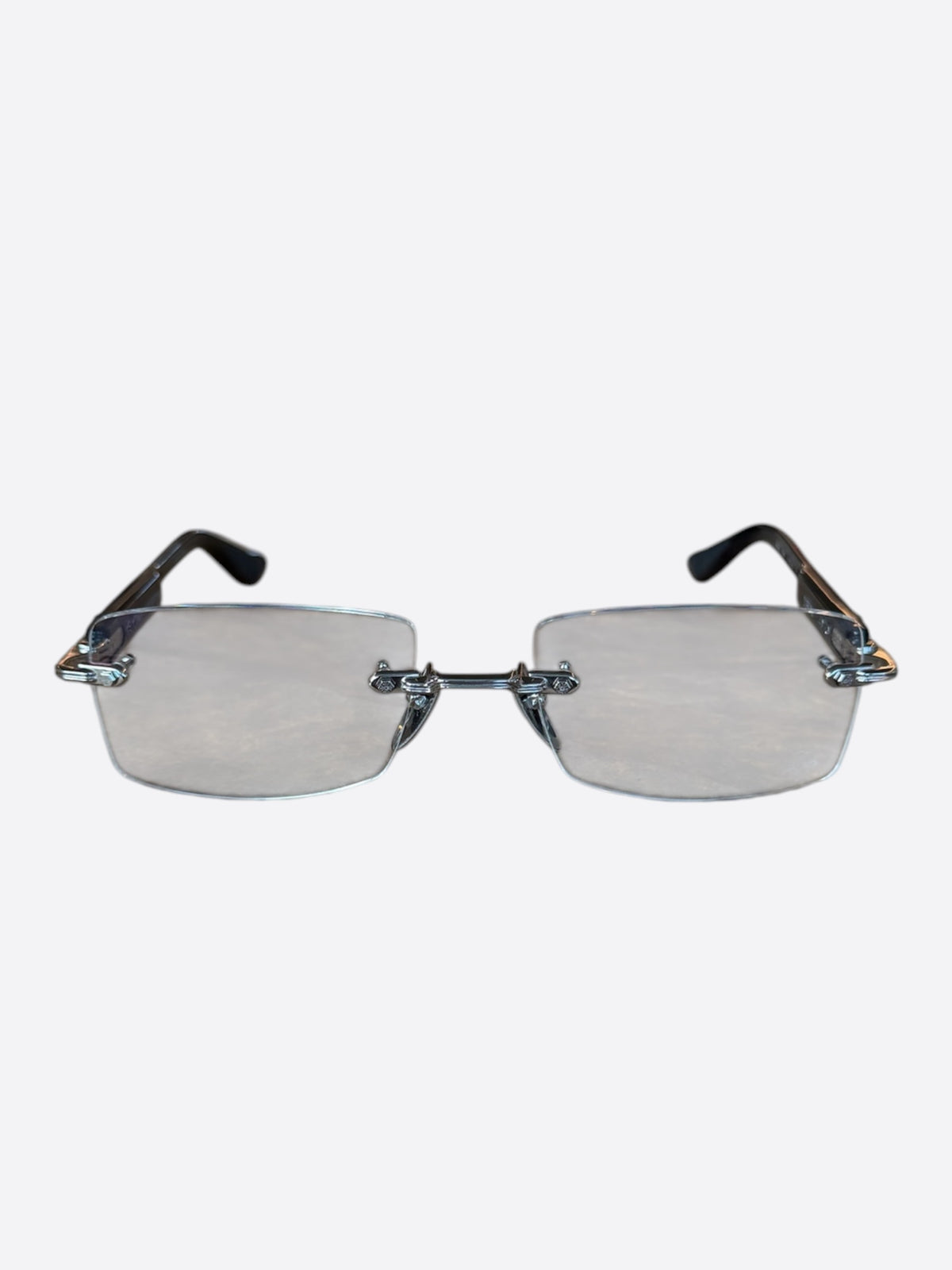 Chrome Hearts Black & Silver Deep 2 Glasses