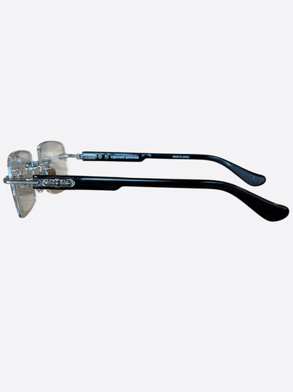 Chrome Hearts Black & Silver Deep 2 Glasses