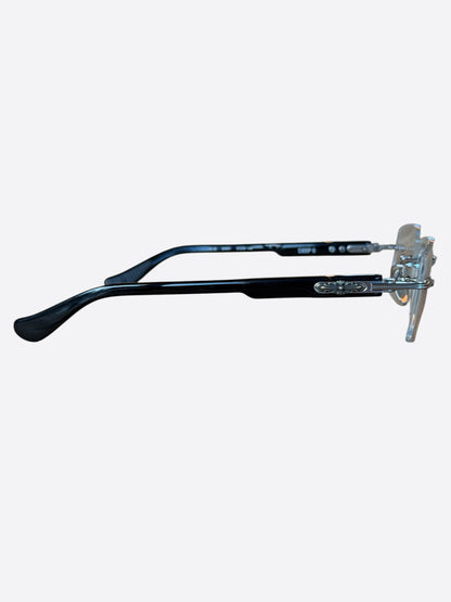 Chrome Hearts Black & Silver Deep 2 Glasses
