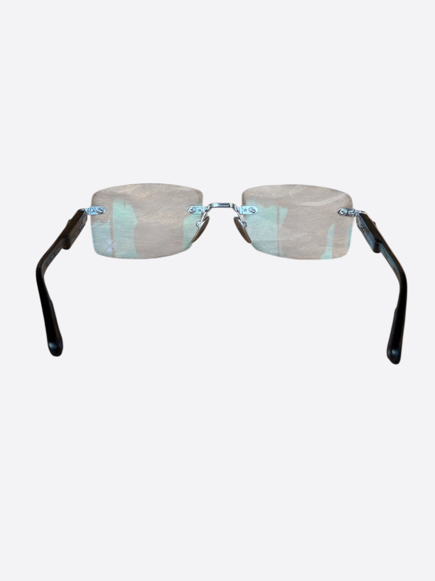 Chrome Hearts Black & Silver Deep 2 Glasses
