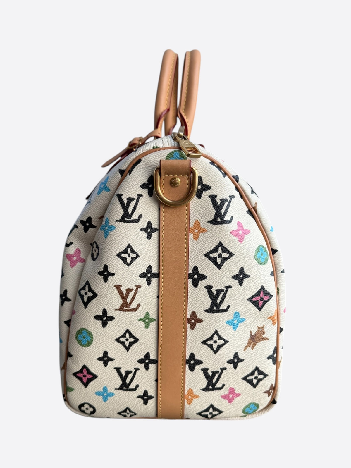 Louis Vuitton Tyler The Creator Cream & Multicolor Monogram Keepall 50