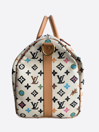 Louis Vuitton Tyler The Creator Cream & Multicolor Monogram Keepall 50