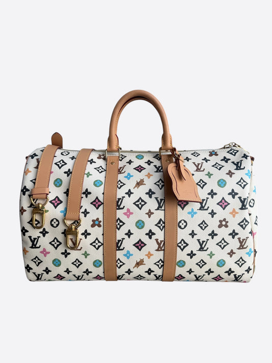 Louis Vuitton Tyler The Creator Cream & Multicolor Monogram Keepall 50