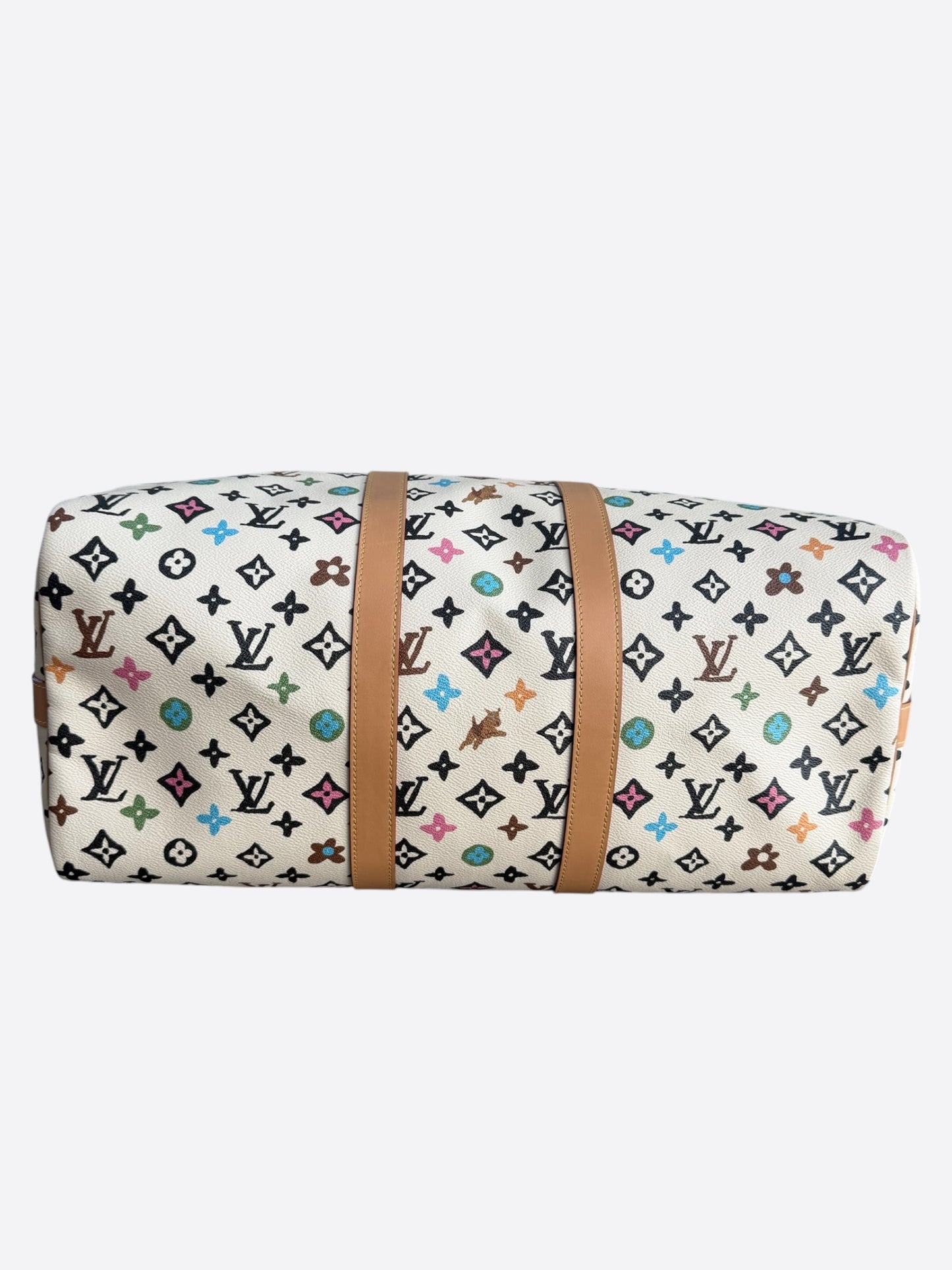 Louis Vuitton Tyler The Creator Cream & Multicolor Monogram Keepall 50