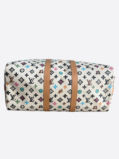 Louis Vuitton Tyler The Creator Cream & Multicolor Monogram Keepall 50