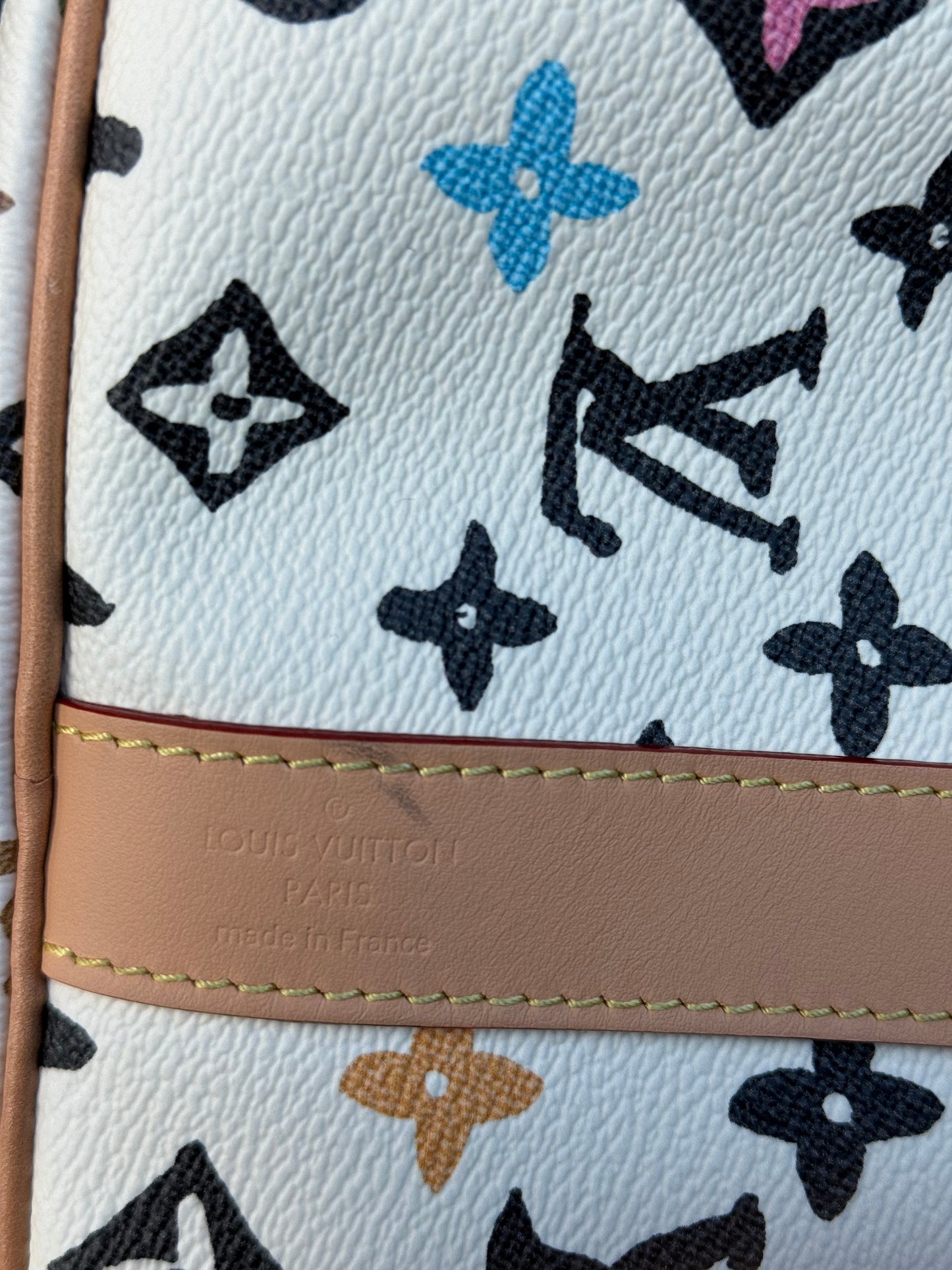 Louis Vuitton Tyler The Creator Cream & Multicolor Monogram Keepall 50