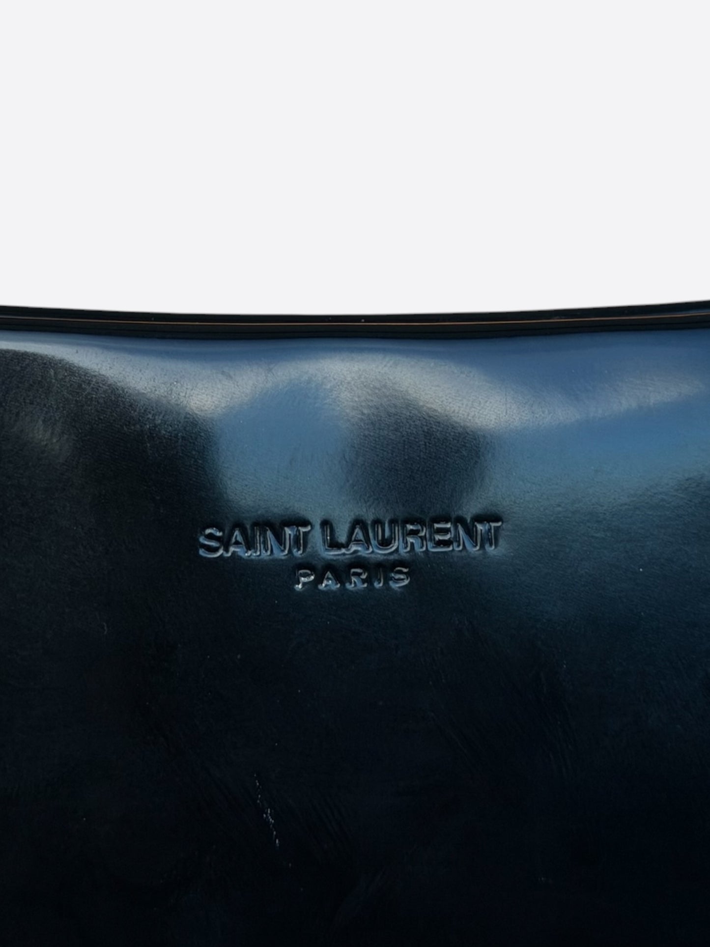 Saint Laurent Black Patent Leather Shoulder Bag